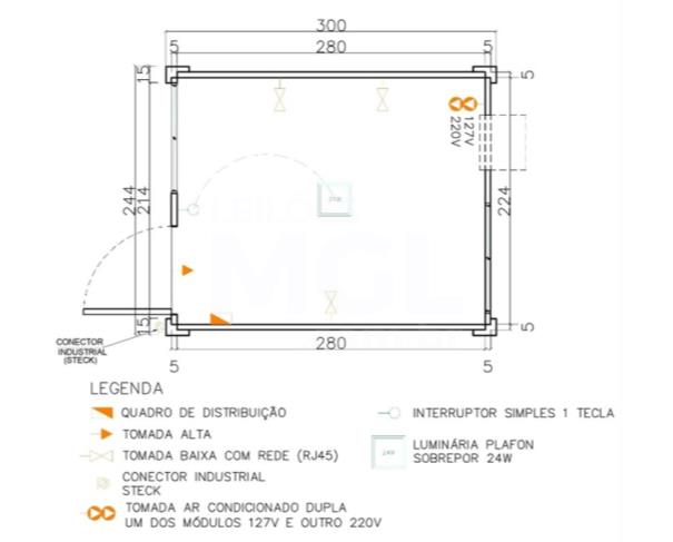 Foto de ITAÚNA/MINAS GERAIS - CONTAINER MATERIAL TÉRMICO; TIPO MODULAR; ESCRITÓRIO SEM BANHEIRO - 244CM X 300CM X 295CM - NOVO - PA 150QGZB