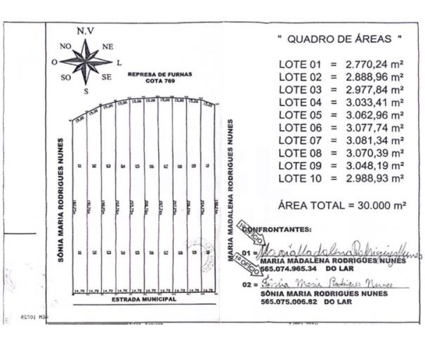 Foto de FORMIGA/MG — Chácara com 2.977,84m² à beira do Lago de Furnas em Pontevila
