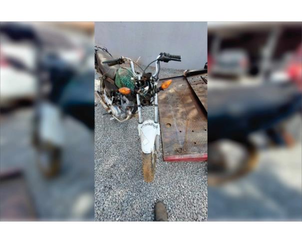 Foto de APARECIDA DE GOIÂNIA/GO - Motocicleta HONDA CG 150 - PARA RETIRADA DE PEÇAS - MOTOR INSERVÍVEL