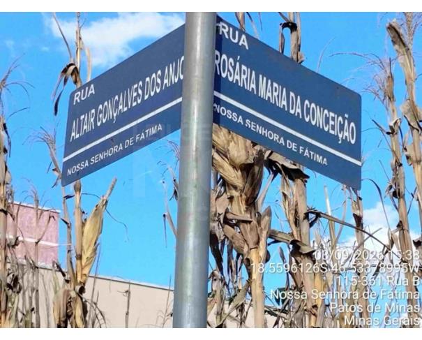 Foto de PATOS DE MINAS/MG - Lote urbano com área de 3.039,76 m², localizado no bairro Nossa Senhora de Fatima