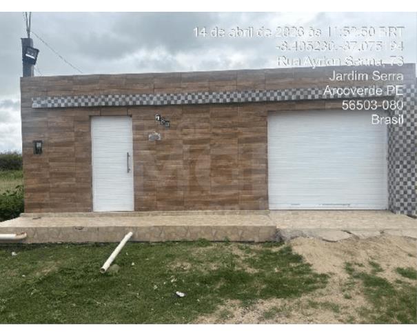 Foto de ARCOVERDE/PE — Casa com 45,752m², 2 quartos, 1 Vaga na Garagem (F8444415325995)