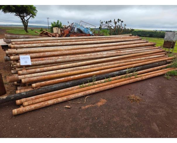 Foto de LONDRINA/PR - CANO DE ALUMÍNIO PARA IRRIGAÇÃO 52 BARRAS 6M X 6" DE ENGATE RÁPIDO E 130 BARRAS DE 6M X 4" DE ENGATE RÁPIDO