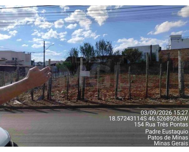 Foto de PATOS DE MINAS/MG - Lote 02 da Quadra B, com área de 510,36 m², localizado na Bairro Padre Eustáquio