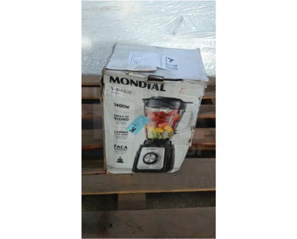 Foto de ITAÚNA/MG - LIQUIDIFICADOR TURBO GLASS JARRA DE VIDRO L-1400-GI MONDIAL COR PRETO 110V