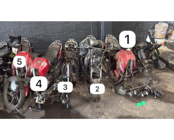 Foto de ITAÚNA/MG- LOTE COM 5 MOTOS HAOJUE DK150 2023/2024/2025- PA11798 