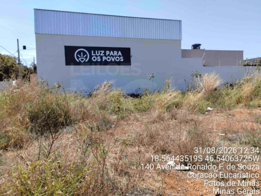 Imagem do imóvel PATOS DE MINAS/MG - Lote B da Quadra 05, destinado a equipamento comunitário, localizado no Bairro Residencial Sorriso PREFEITURA MUNICIPAL DE PATOS DE MINAS/MG