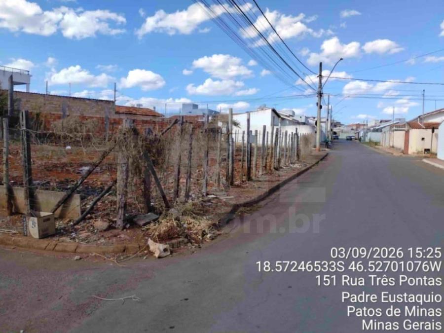 Imagem do imóvel PATOS DE MINAS/MG - Lote 02 da Quadra B, com área de 510,36 m², localizado na Bairro Padre Eustáquio PREFEITURA MUNICIPAL DE PATOS DE MINAS/MG