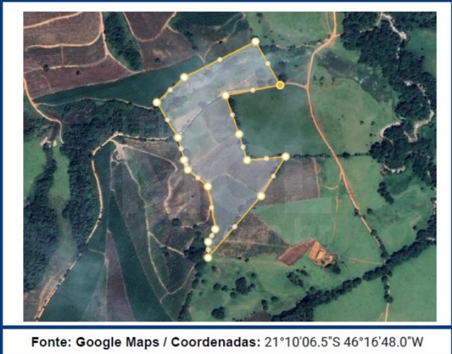 ALTEROSA/MG — Terreno Rural com 10.47 hectares no lugar denominado “Rio Claro” EXTRAJUDICIAL DE IMÓVEIS, localizado em Alterosa - MG