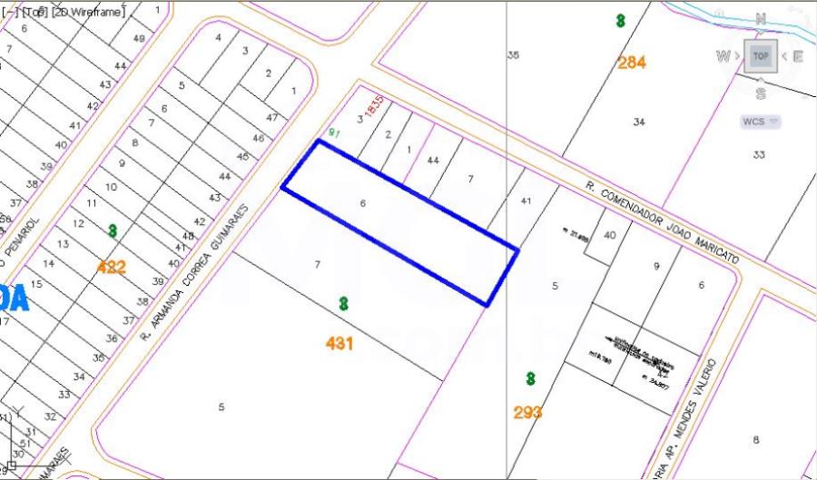JABOTICABAL/SP - Terreno com 2.294,09m² no Jardim Alvorada PREFEITURA MUNICIPAL DE JABOTICABAL/SP, localizado em Jaboticabal - SP, bairro Jardim Alvorada