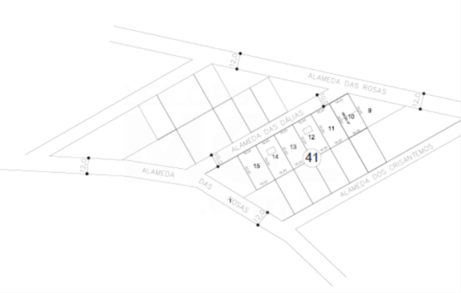 FORMIGA/MG - Lote com área de 480,00m² no Distrito de Pontevila IMÓVEIS RESIDENCIAIS (CASAS, LOTES E APARTAMENTOS) | MG, localizado em Formiga - MG, bairro Pontevila