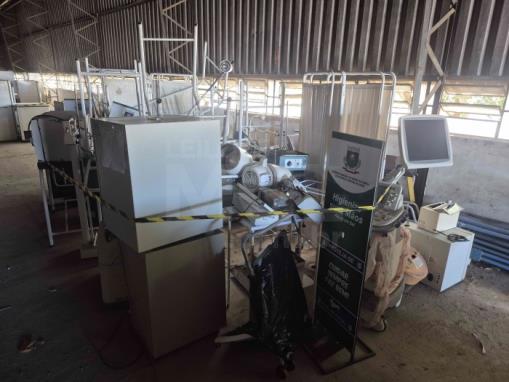 MORRO DA FUMAÇA/SC - Hospitalar (Aparelho de ultrassom, Macas, Biombos, Cadeiras de rodas, autoclave)