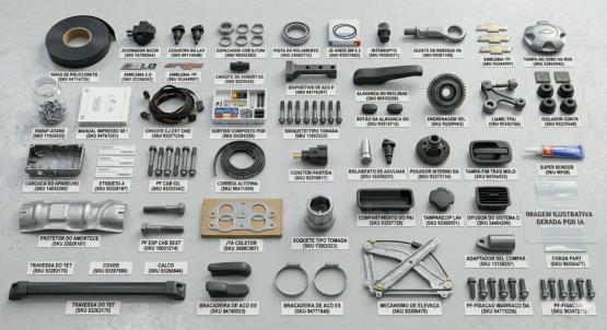 Juiz de Fora/MG - Diversos automotivos - 102 SKUs / 211 pecas - PA00340