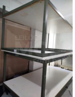 PARAGUAÇU/MG - 02 MESAS DE APOIO PARA CORTE E MANUSEIO DE TECIDOS, MEDINDO 2 m X 1 m