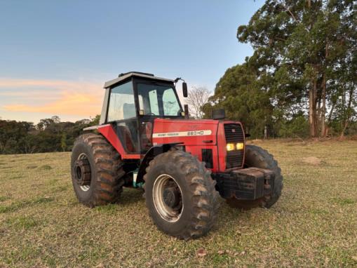 CARMO DO CAJURU MG - TRATOR MASSEY FERGUSON 680HD ANO 2006