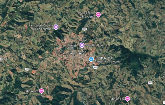 SÃO LOURENÇO/MG — Lote de terreno com área 200,00m² no Loteamento Novo Horizonte