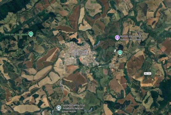 CONCEIÇÃO DO RIO VERDE/MG -[Fração ideal de 20% sobre] Gleba rural de 10,00ha da Fazenda Santa Cruz