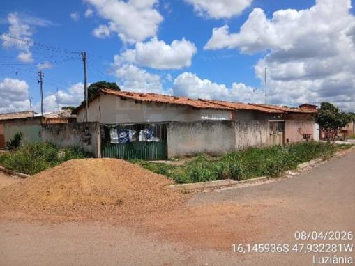 LUZIANIA/GO — Casa com 2 quartos e 1 Vaga na Garagem (8555504752599)