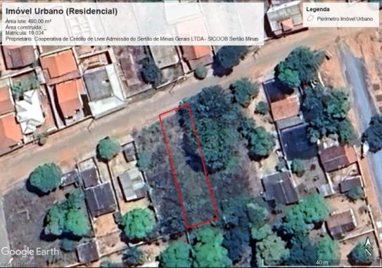 BURITIZEIRO/MG — Lote com área de 480,00m² no bairro Vila Maria