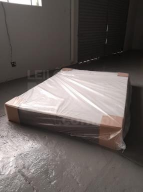 ITAÚNA/MG-ECOBOX ITALIA SUED SILVER 138X188X27CM-- PA5678