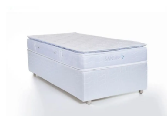 ITAÚNA/MG - COLCHÃO SANI NEW D45 (ESPUMA) SUEDE BRANCO 88X188X22 CM PA6608