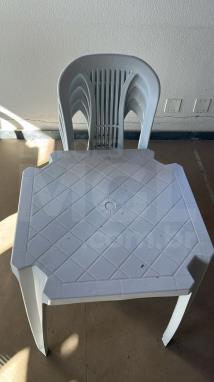 ITAUNA/MG- 11 JOGOS DE MESA PLASTICO COM 4 GAVETAS