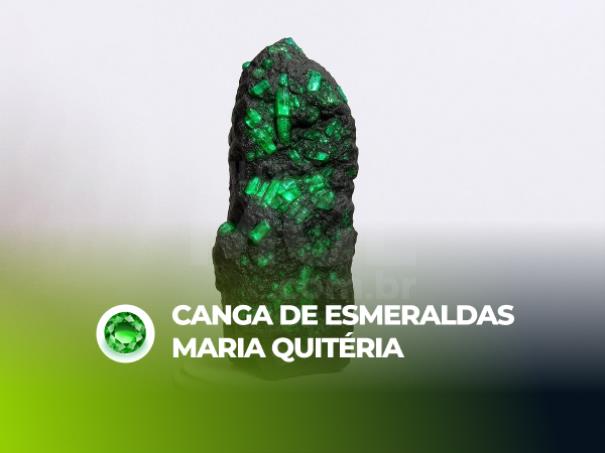 Canga de esmeraldas Maria Quitéria
